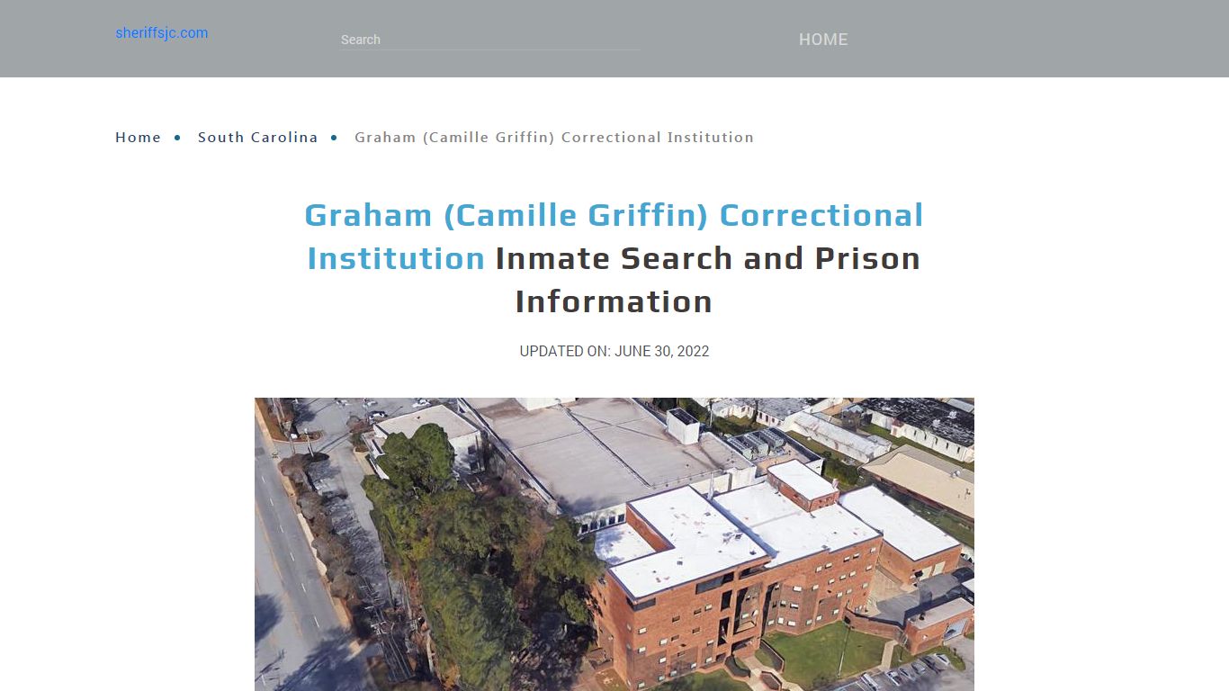 Graham (Camille Griffin) Correctional Institution Inmate Search ...